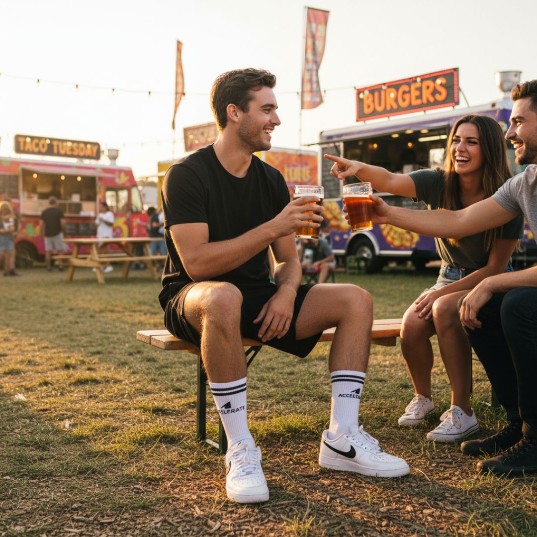 Calcetines deportivos Talla 38-46 Blanco