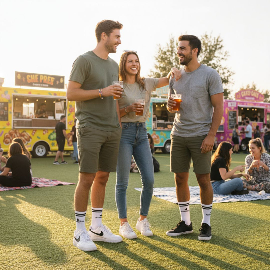 Calcetines deportivos Talla 38-46 Blanco