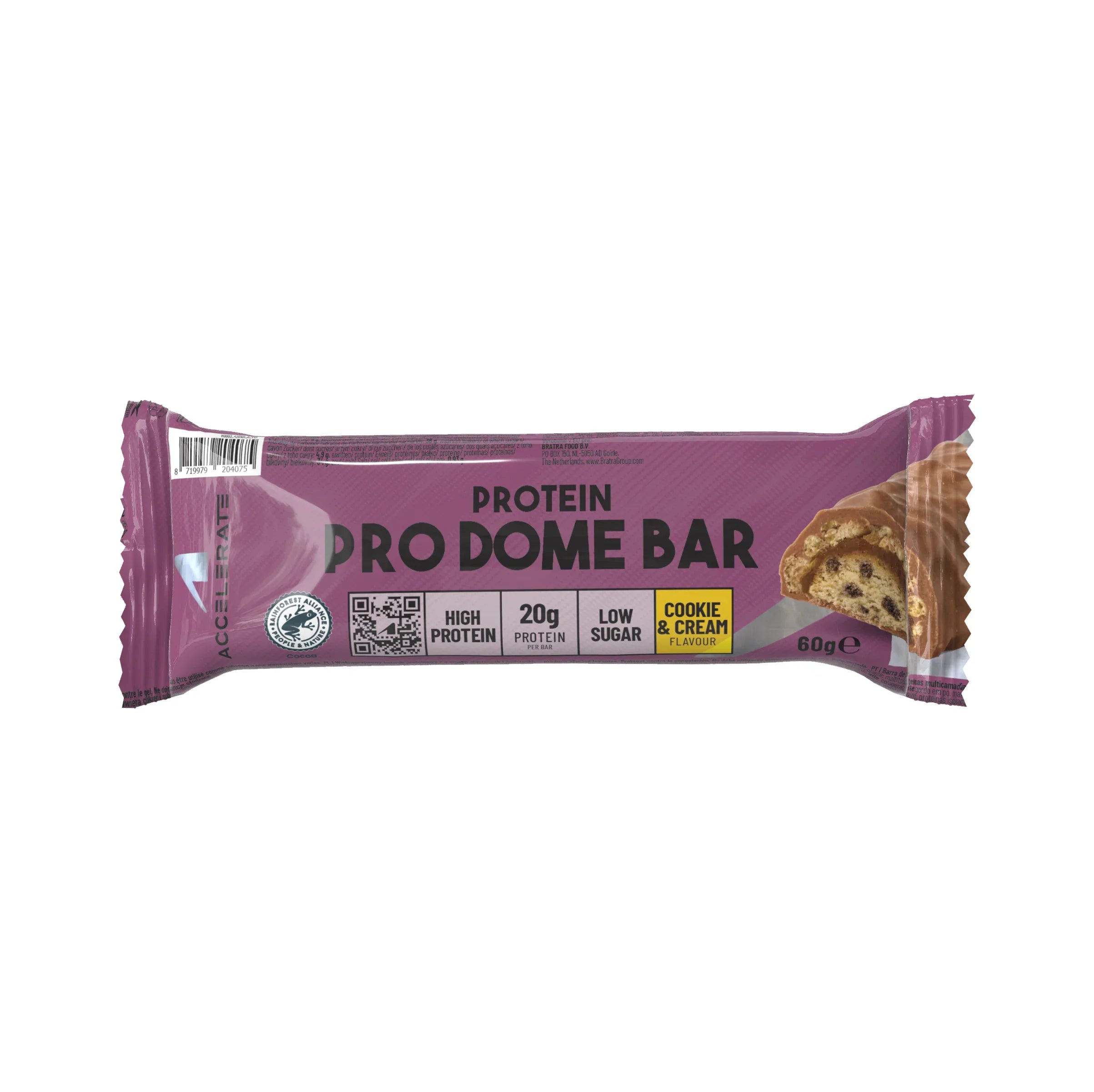 Barra Pro Dome de galleta y crema