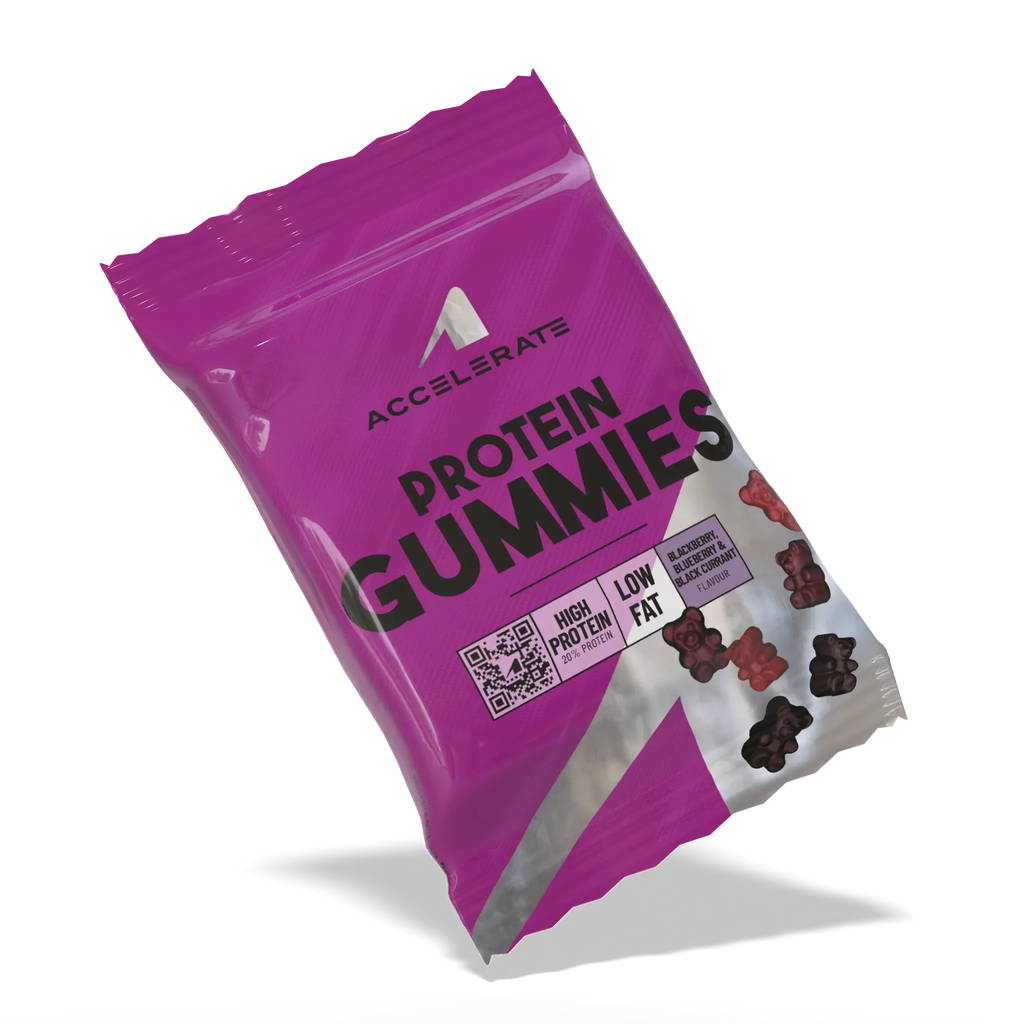 Gomitas de proteína de arándano