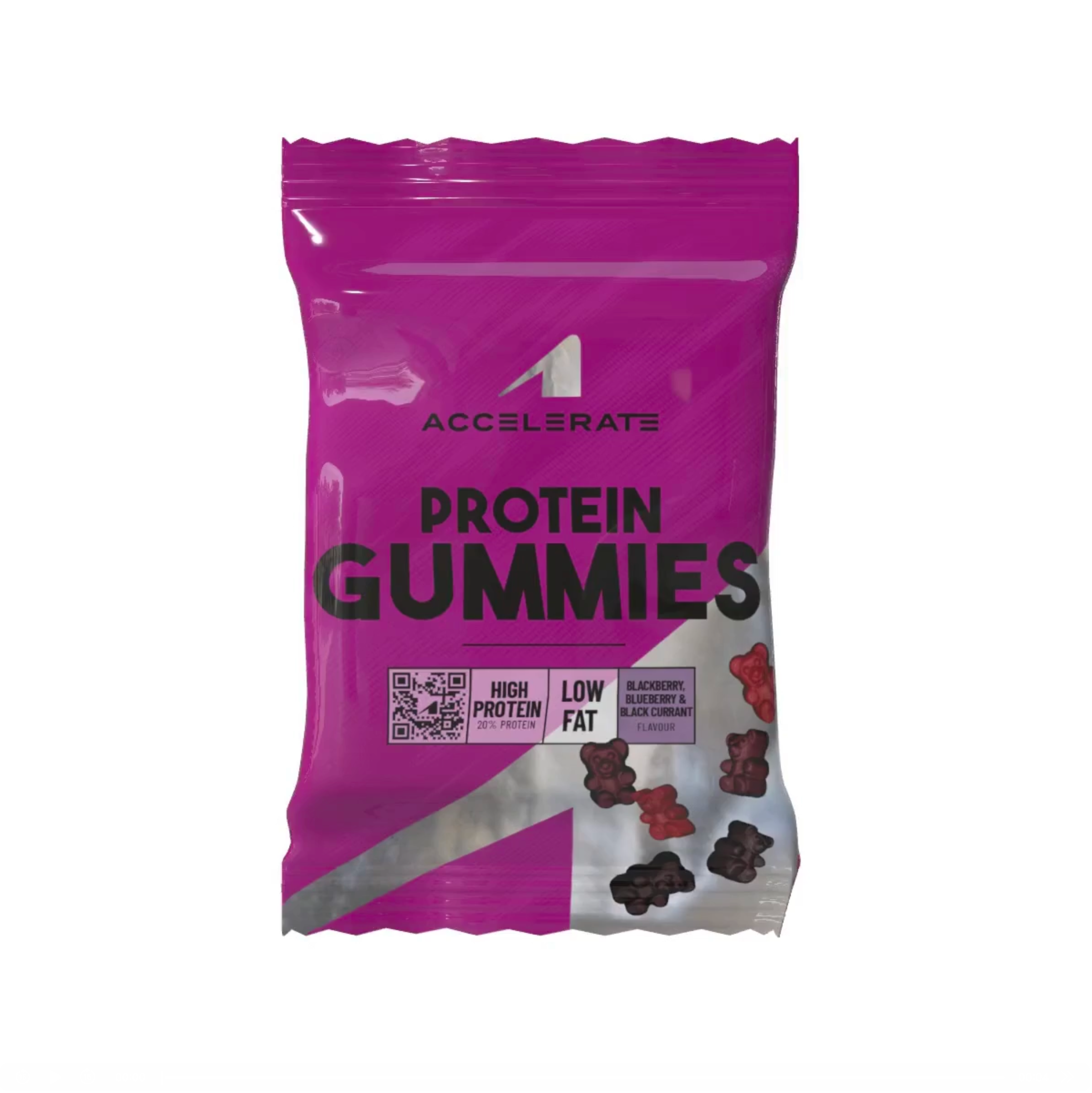 Gomitas de proteína de arándano