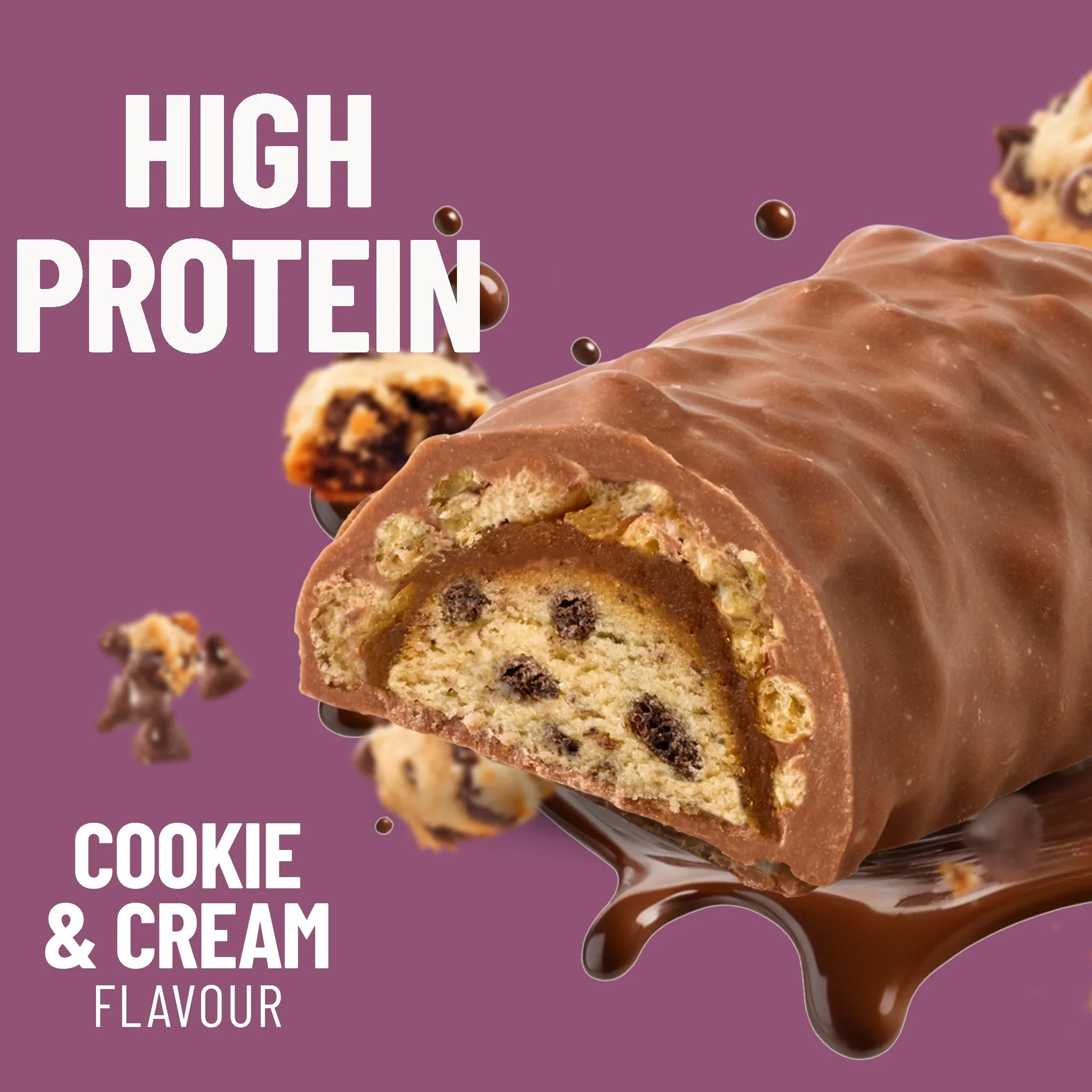 Barra Pro Dome de galleta y crema