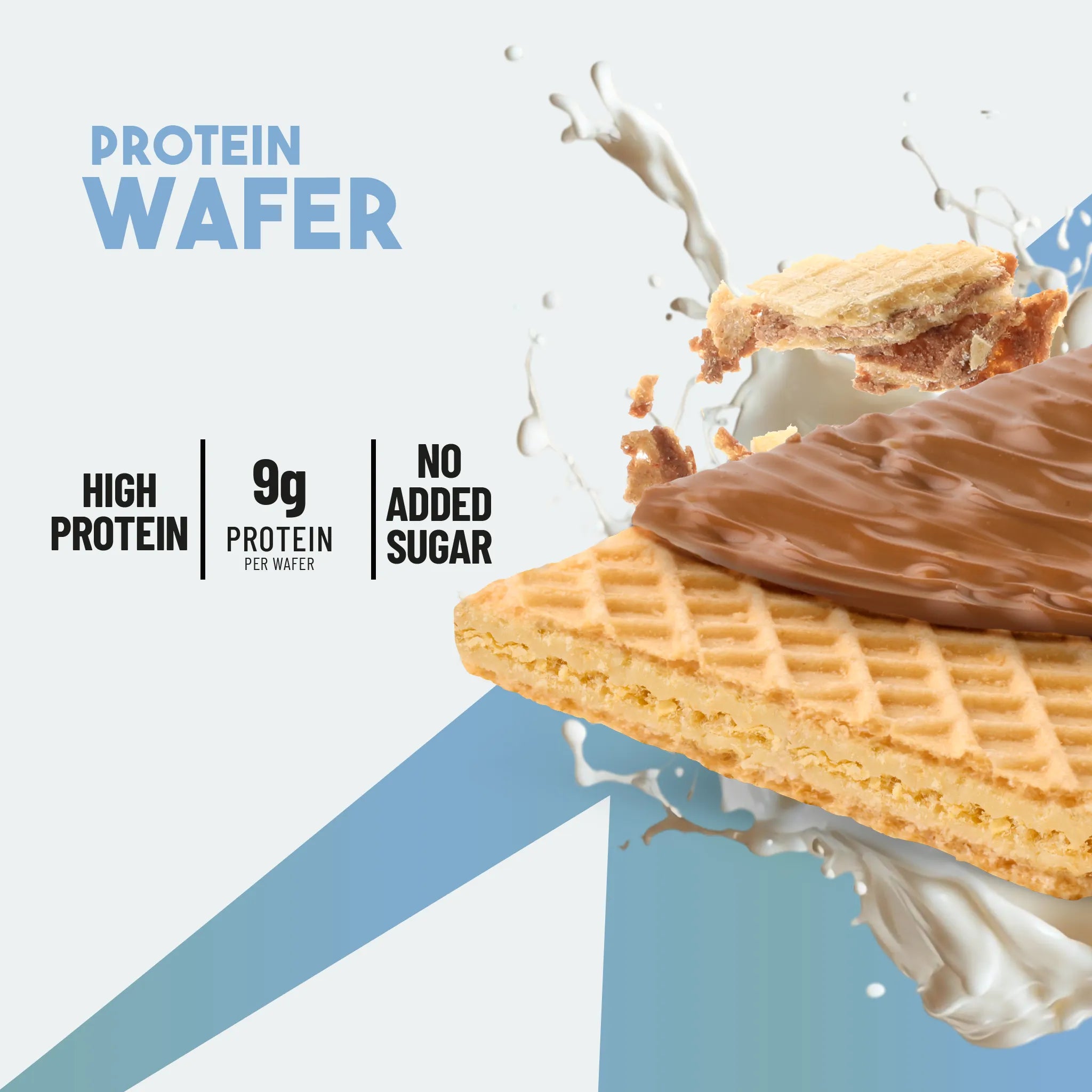 Oblea de proteína de vainilla