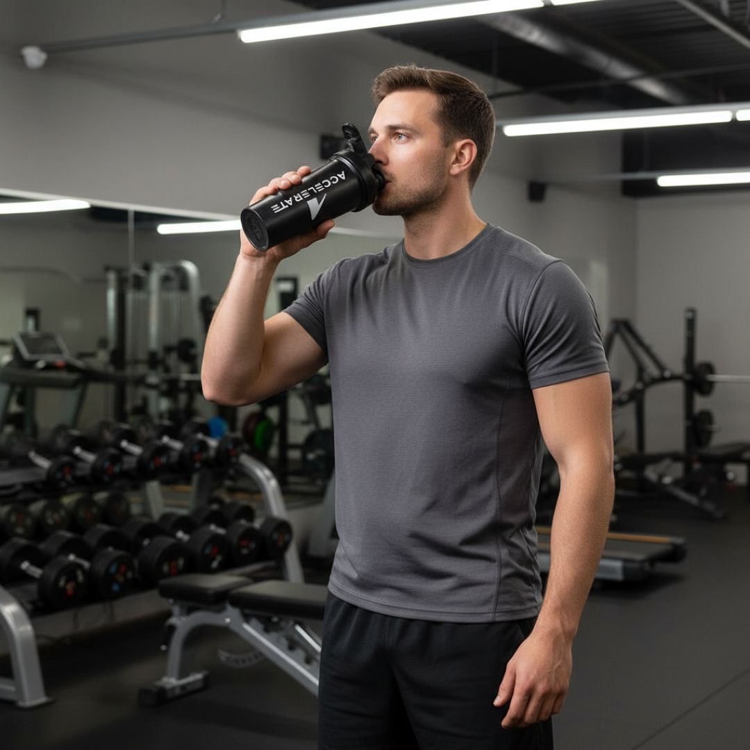 Accelerate Shaker Zwart